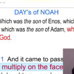 As in The DAYS of NOAH ~ The Coming of JESUS The CHRIST