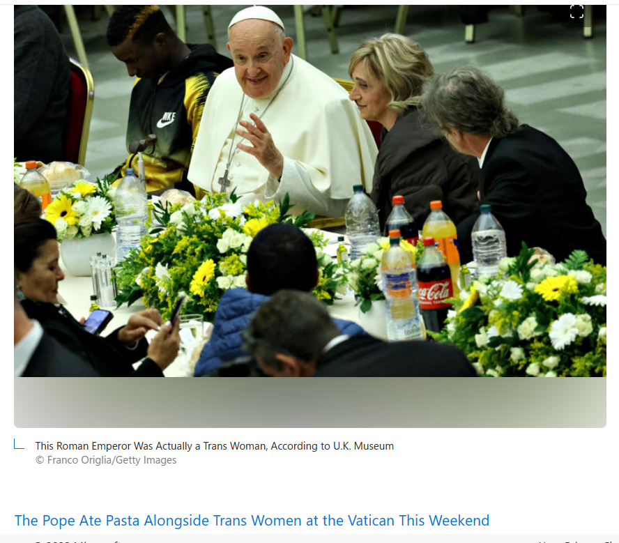 POPE and TRANS FELLOWSHIP