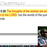Proverbs 15:9 THE WAY of THE WICKED is an ABOMINATION to THE LORD