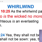 The Lord Hath His Way in The WHIRLWIND ~ Nahum Chapter 3